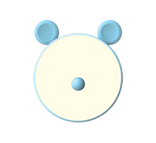 Светильник ночник настольный Qplus GTL702 5W 200lm 2700-6000K 5V Li-ion 1200mA голубой диммируемый LED 1/10/30  NN7026  Gauss