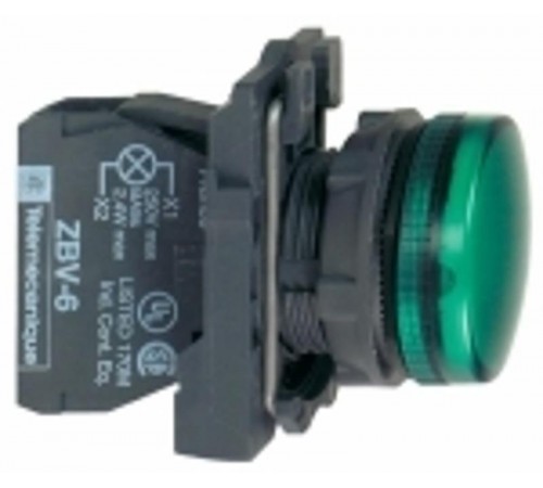СИГН. ЛАМПА 22ММ 230-240В ЗЕЛЕНАЯ  XB5AVM3  Schneider Electric