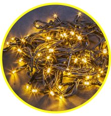 Гирлянда световая  NGF-S01-200WW-5-11.5m-230-C8-G-IP20  61819  Navigator