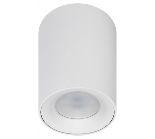 Светильник трековый OL1 GU10 WH накладной, GU10, D80*100мм, белый  Б0041503  ЭРА