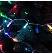 Гирлянда Нить 10м, 100 LED, цвет: RGB. свечение с динамикой  (при использовании контроллера), 230 В  245-409  NEON-NIGHT