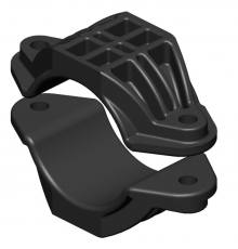 Одиночное кабельное крепление D 65-90 мм  scc6590  EKF