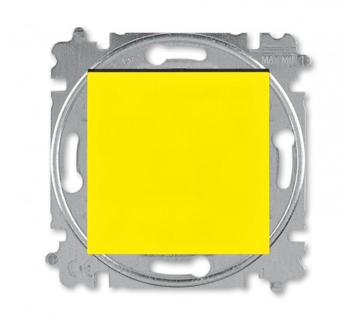 ABB Levit Жёлтый / дымчатый чёрный Выключатель 1-кл.  3559H-A01445 64W  2CHH590145A6064  ABB