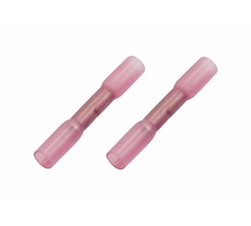 Соединительная гильза изолированная термоусаживаемая L-37 мм 0.5-1 мм (ГСИ-т 1.0/ГСИ-т 0,5-1,0) красная  08-0718  REXANT