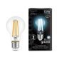 Лампа светодиодная Filament А60 15W 1450lm 4100К Е27 LED 1/10/40  102902215  Gauss