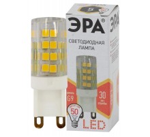 Лампа светодиодная LED 5Вт G9 220В 2700К smd JCD капсульная  Б0027863  ЭРА