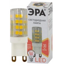 Лампа светодиодная LED 5Вт G9 220В 2700К smd JCD капсульная  Б0027863  ЭРА