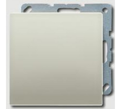 Крышка без отверстий, фиксация защёлкиванием, для произвольных вырезов (либо использование в качестве заглушки), возможно IP44; металл; нержавеющая ст