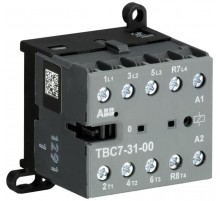 Мини-контактор TBC7-31-00-62 (12A при AC-3 400В), катушка 77-143VDC, с винтовыми клеммами  GJL1313461R6002  ABB