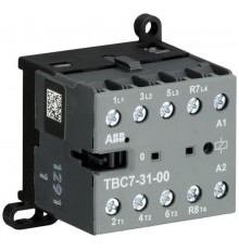 Мини-контактор TBC7-31-00-62 (12A при AC-3 400В), катушка 77-143VDC, с винтовыми клеммами  GJL1313461R6002  ABB
