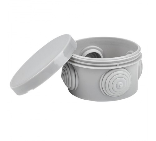 Коробка распределительная КМР-040-039 с крышкой наружная (85х40) 4 мембранных ввода IP54 розничный стикер PROxima  plc-kmr-040-039-r  EKF