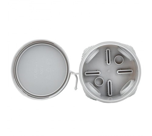 Коробка распределительная КМР-040-039 с крышкой наружная (85х40) 4 мембранных ввода IP54 розничный стикер PROxima  plc-kmr-040-039-r  EKF