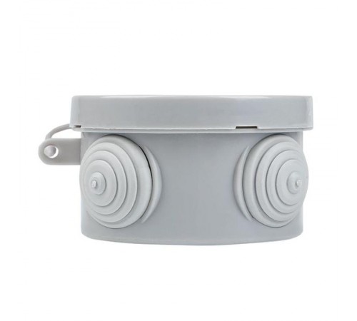 Коробка распределительная КМР-040-039 с крышкой наружная (85х40) 4 мембранных ввода IP54 розничный стикер PROxima  plc-kmr-040-039-r  EKF