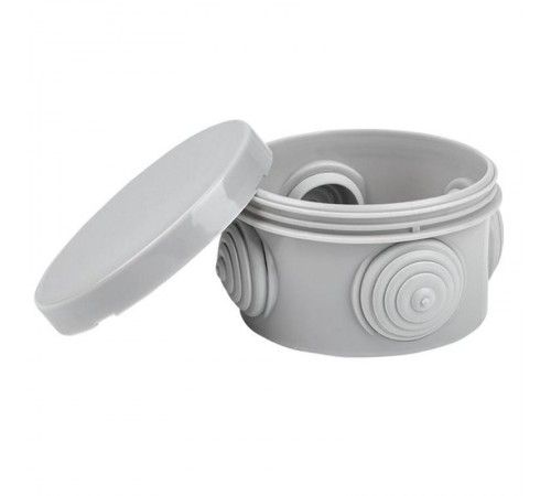 Коробка распределительная КМР-040-039 с крышкой наружная (85х40) 4 мембранных ввода IP54 розничный стикер PROxima  plc-kmr-040-039-r  EKF