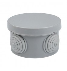 Коробка распределительная КМР-040-039 с крышкой наружная (85х40) 4 мембранных ввода IP54 розничный стикер PROxima  plc-kmr-040-039-r  EKF