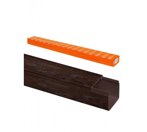 Кабель-канал 25х25 (2 м = 1 шт) "ЭКО" 3D венге  SQ0402-2406  TDM