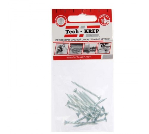 Саморез ШУц 4,0х50 пот. гол. (13 шт) - пакет ( 0,037 кг)  102432  Tech-KREP