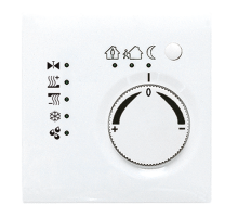 KNX-регулятор с шинным сопряжением с ручкой для установки температуры; белый LS2178WW Jung