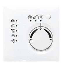 KNX-регулятор с шинным сопряжением с ручкой для установки температуры; белый LS2178TSWW Jung