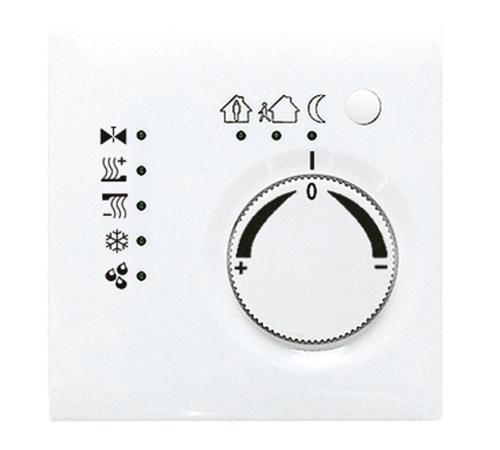KNX-регулятор с шинным сопряжением с ручкой для установки температуры; белый LS2178TSWW Jung