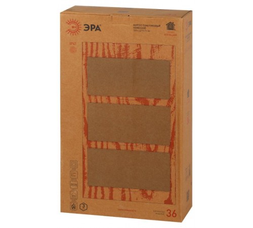 Корпус пластиковый навесной  ECO VILLAGE ЩРН-П-36 IP41 сосна   Б0055550  ЭРА