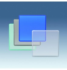 Simon 27 Клавиша декоративная сменная для выключателя (широкий модуль), S27 Play, прозрачный серый  2720010-112  Simon