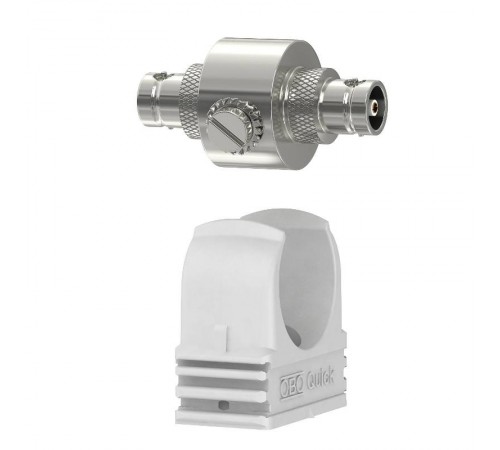 Устройства защиты от импульсных перенапряжений УЗИП для коаксиального кабеля (тип разъема BNC), 130 В (DS-BNC W/W)  5093236  OBO Bettermann