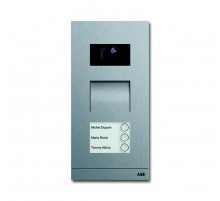 Станция вызывная, видео, трёхклавишная, цвет сталь  8300-0-0103   2CKA008300A0103  ABB