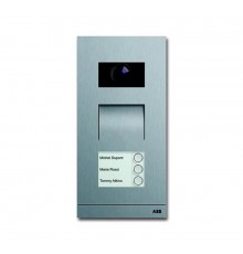 Станция вызывная, видео, трёхклавишная, цвет сталь  8300-0-0103   2CKA008300A0103  ABB