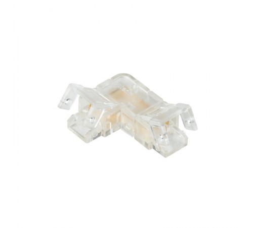 Коннектор угловой FIX-MONO-5mm-2pin-STS (ARL, Прозрачный)  053144  Arlight