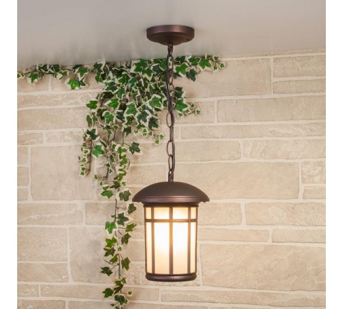 Светильник садово-парковый Lepus H кофейное золото (GL 1016H) подвесной  a043646  Elektrostandard