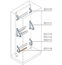 Держатель угловой клеммники+заземление(10шт)  EV2112  ABB