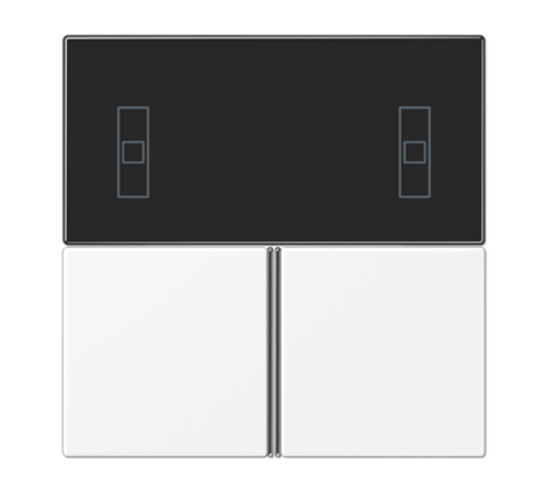 Набор накладок для 4093KRMSTD; термопласт; белый матовый LS4093TSAWWM Jung