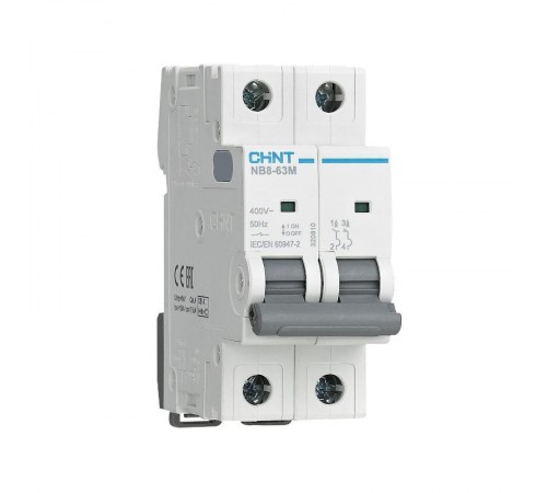 Выключатель автоматический  NB8-63M 2P 25А 10кА х-ка L без тепл. расцеп. (R)  320805  CHINT
