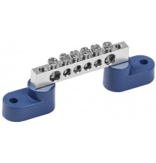 Шина N "ноль" на двух угловых изоляторах Ni ШНИ-6х9-6-У2-С  YNN10-06-C2-K07-N  IEK