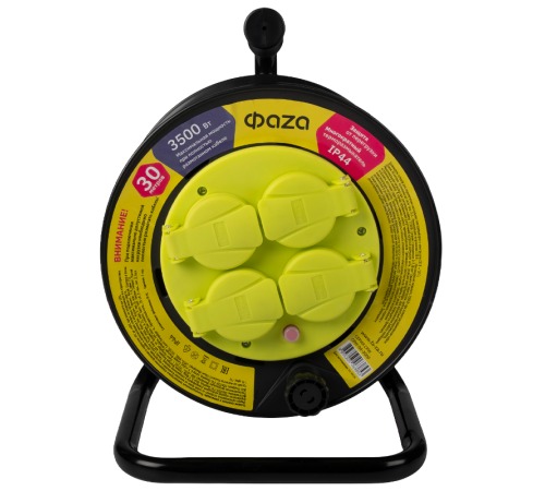 Удлинитель  CRW-04-3000 (Катушка, 4 х 30) IP44, заземл.  .5063853  ФАZA