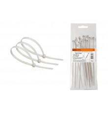 Хомут 2,5х250мм нейлон (белый) (25 штук)  SQ0515-0308  TDM