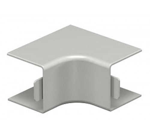 Крышка внутреннего угла кабельного канала WDK 25x25 мм (ПВХ,серый) (WDK HI25025GR)  6158250  OBO Bettermann