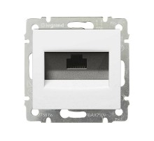 Valena DIY Розетка компьютерная RJ45х1 в рамку UTP белая  694286  Legrand