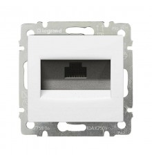 Valena DIY Розетка компьютерная RJ45х1 в рамку UTP белая  694286  Legrand