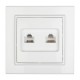 Минск Розетка RJ-45+Phone СП белая EKF Basic  ERK00-135-10  EKF