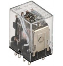 Реле РЭК78/4(MY4) с индикацией 3А  12В АC   RRP20-4-03-012A-LED  IEK