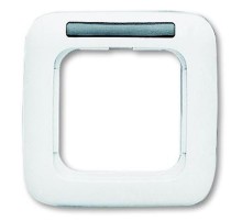 Рамка 1-постовая, с полем для надписи, серия Reflex SI, цвет альпийский белый  1754-0-4496   2CKA001754A4496  ABB