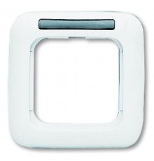 Рамка 1-постовая, с полем для надписи, серия Reflex SI, цвет альпийский белый  1754-0-4496   2CKA001754A4496  ABB
