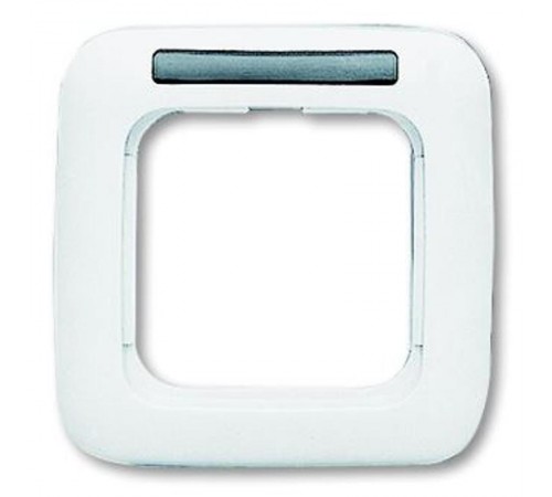 Рамка 1-постовая, с полем для надписи, серия Reflex SI, цвет альпийский белый  1754-0-4496   2CKA001754A4496  ABB