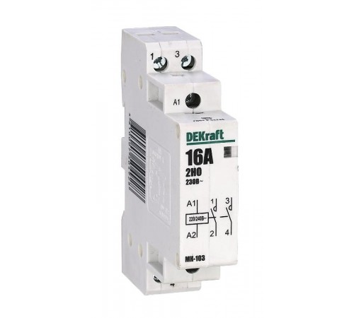Контактор модульный 2НО 25А 230В МК-103  18064DEK  DEKraft