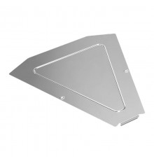 Крышка угла горизонтального 45 градусов Стандарт INOX (AISI 304) 600  PR16.3432  Промрукав