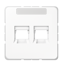 Крышка для 2-x модульных гнезд; белая  CD569-2WEWW  Jung