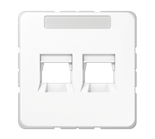 Крышка для 2-x модульных гнезд; белая  CD569-2WEWW  Jung
