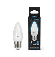 Лампа светодиодная Свеча 9.5W 950lm 6500К E27 LED 1/10/50  103102310  Gauss